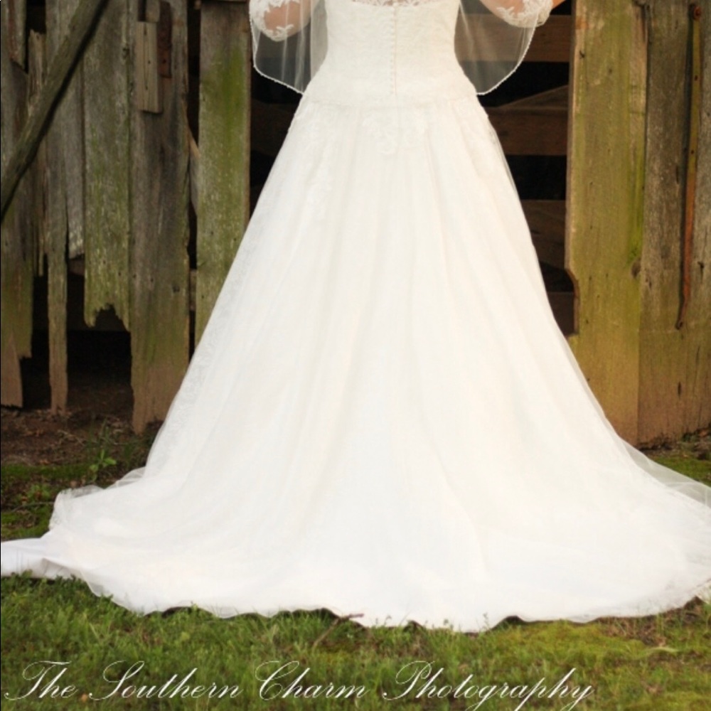 Camille La Vie Ivory Lace Wedding Dress